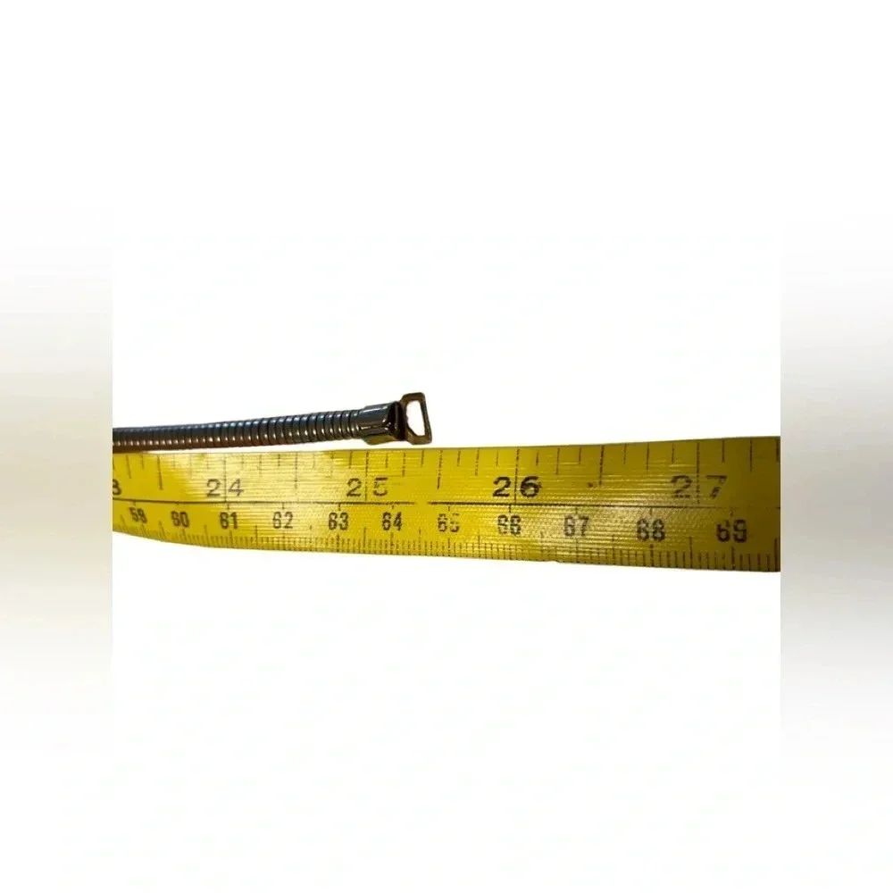 Vintage Gold Snake Stretch Belt Hook Closure